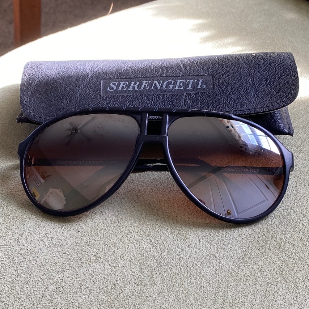 Vintage Serengeti Sunglasses RARE